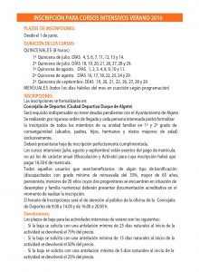 Actividades verano Algete